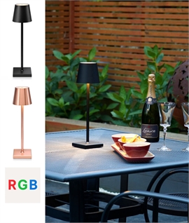 Colour Changing Rechargeable LED Outdoor Table Lamp