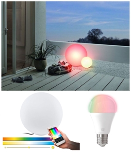 Outdoor Colour Changing Globe for Lawns and Patios - IP65 