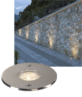 LED In-Ground Floor Spot - 316L Stainless Steel Bezel