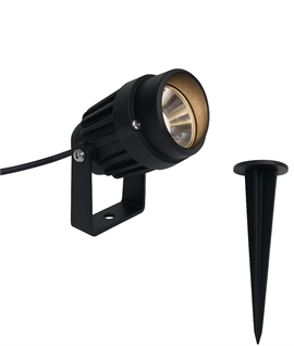 Compact Adjustable COB LED Outdoor Spotlight with Spike - 6w 3000w IP65