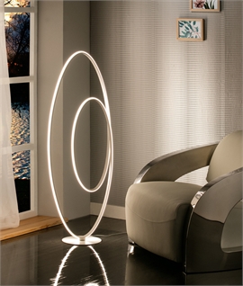 LED Continuous Loop Floor Lamp