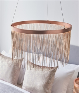 Contemporary LED Hoop Suspended Pendant