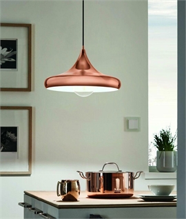 Copper Shallow Pendant - Diameter 400mm