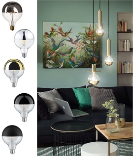 E27 125mm LED Crown Globe Lamp - 5 Options