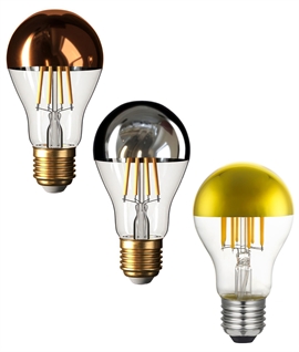 E27 7w LED Metallic Crowned LED Lamp