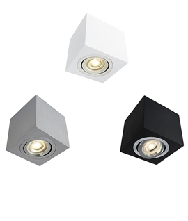 Square Adjustable Lampholder Surface Mounted Downlight