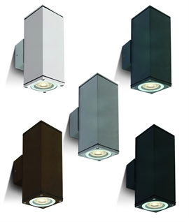 Up and Down Cube Wall Light IP54 Rated & 5 Finishes