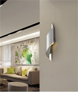 Curled Wall Light Wall 8w LED - Height 354mm