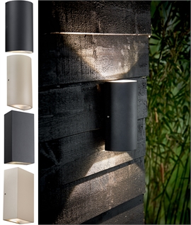 Minimalist Flush Exterior Up & Down LED Wall Light