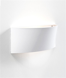 Slope Design Plaster Wall Light - Up and Down Illumination