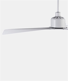 Ultra Modern Curved Triple Blade White Ceiling Fan