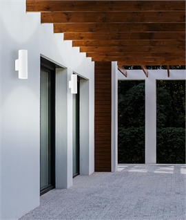 Exterior Up and Down Wall Light - Height 200mm