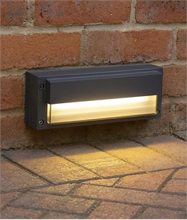 Grey 3w LED Wall Light - IP54 Rated 