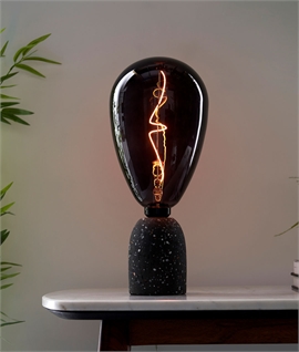 E27 175mm Handblown Dark Glass Lamp with LED Filament