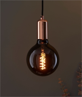 E27 4w 125mm Smoked Glass Filament Lamp