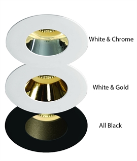 Recessed Mains Spot Light - Deep Recess in 3 Finish Options 