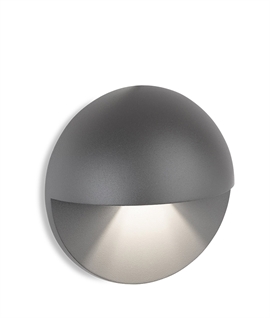 Mains Powered Low Level LED Wall or Step Light - Die Cast Aluminium