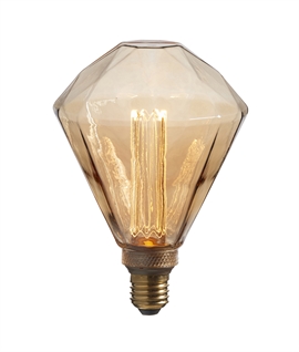 E27 125mm Amber Gemstone LED Filament Lamp - 2.5W