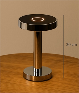 Rechargeable LED Table Lamp with Long Battery Life & Docking Station – Memory Dimming & CCT Control