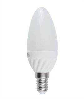 E14 5w LED Opal Candle Lamp - Dimmable