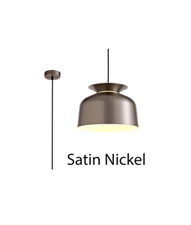 Dome Pendant with Central Spill-Effect