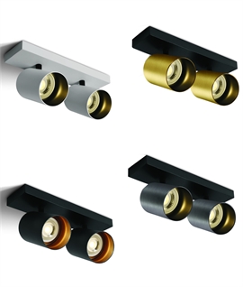 Adjustable Double Spot Ceiling Light - 4 Options