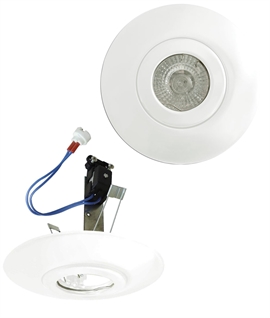 Extra Large LED Downlight Complete with Dimmable GU10 Bulb  - Cover Holes up to 140mm