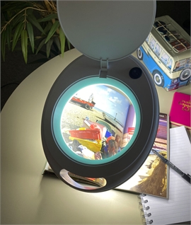 Balanced Arm Adjustable Magnifying Task Light - Ideal for Close-Up Work and Leisure