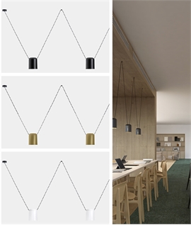 Offset Dual Pendant Light – Elegance Meets Flexibility in Design