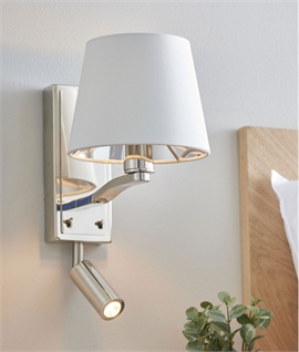 hotel style bedside wall lights