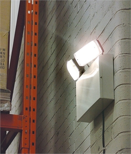 Non Maintained Emergency Fixture with Twin Floodlights 