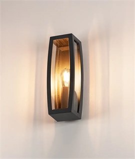 Exterior Box Light Flush Mounted- Grey or Rust Finish