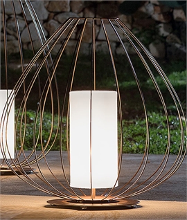 Karman Cell outdoor led floor lamp Bronze - Designer Lantern Floor Light IP65