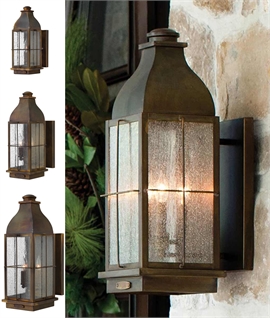 Rectory Style Outdoor Wall Lantern - 3 Sizes