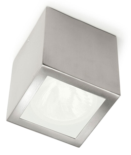 Cube Design Marine Stainless Steel IP44 Surface Mounted Downlight
