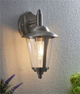 Traditional Curved Wall Lantern - Uplight or Downlight