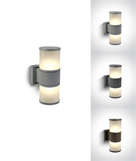 Exterior Wall Light - Up & Down Tubular IP54 Rated