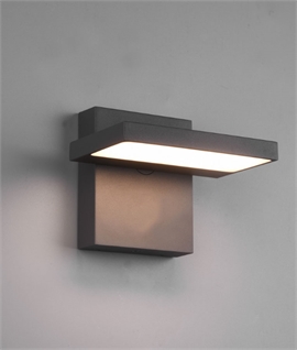 Adjustable Exterior LED Wall Light - PIR Option Also