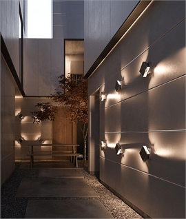 Exterior LED Wall Light with Free Rotation - Square Design