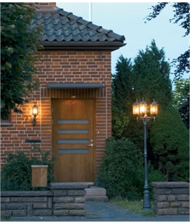 Traditional Exterior Triple Lamp Post Height 2.3m