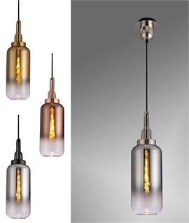 Single 160mm Fade Design Single Glass Pendant
