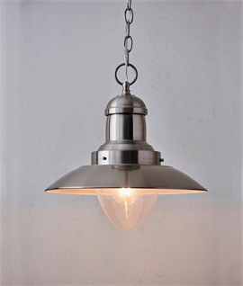 Modern Fisherman Style Indoor Pendant Light