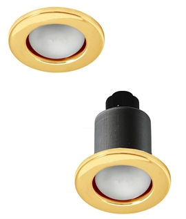 Fixed Downlight For R80 Reflector Lamp - Brass