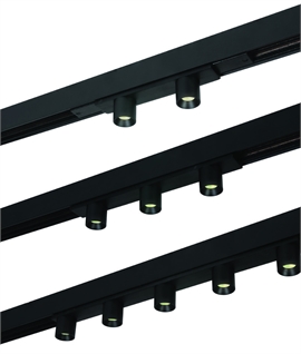 Black LED Linear Magnetic Track Light - 3 Options