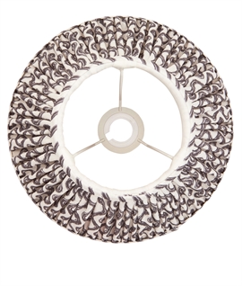 300mm Pleated Ripple Fabric Shade - 3 Colour Options