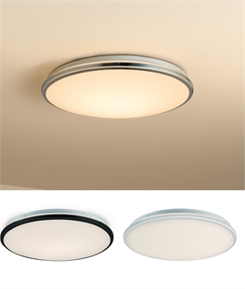 24w LED Slim Round Flush Ceiling Light - Dia 38cm