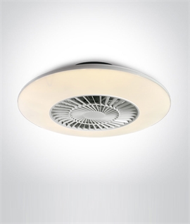LED & CCT Flush Mounted Ceiling Light with 6 Speed Fan