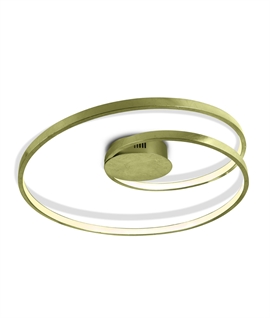 Large Curling Circle Flush Mounted 30w Ceiling Light