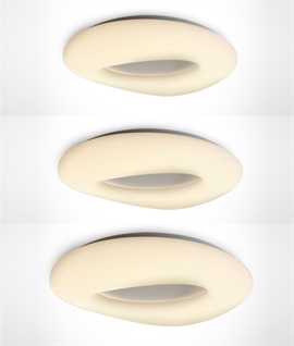 Flush Mounted LED Ceiling Light - Soft Cloud-Like Design