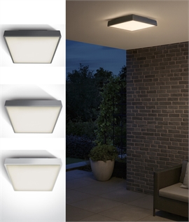 Square Exterior LED 16w Ceiling Light for - IP65